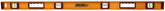 Johnson 1233-4800 I-Beam Level, 48 in L, 4-Vial, Non-Magnetic, Aluminum